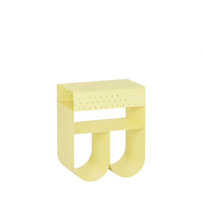 Curl - Table d'appoint en métal H 48 cm 