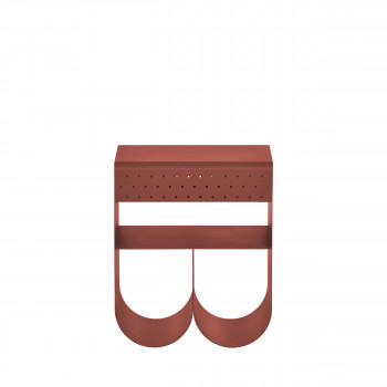 Curl - Table d'appoint en métal H 48 cm 