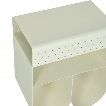 Curl - Table d'appoint en métal H 48 cm 