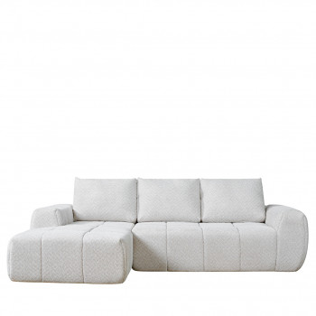 Louis - Canapé d'angle gauche en tissu