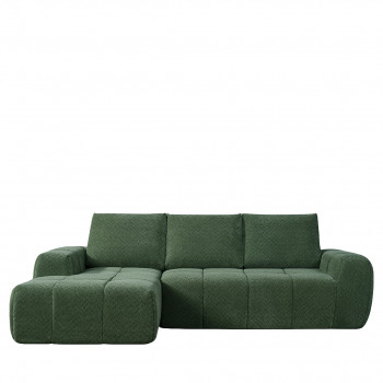 Louis - Canapé d'angle gauche en tissu