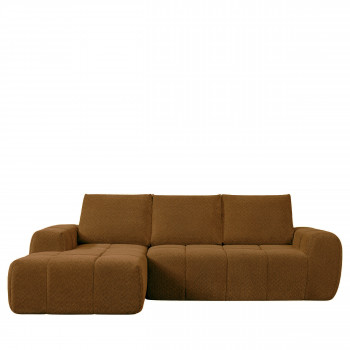 Louis - Canapé d'angle gauche en tissu