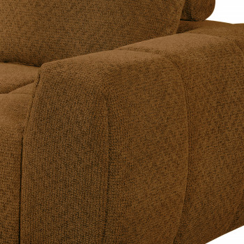 Louis - Canapé d'angle gauche en tissu