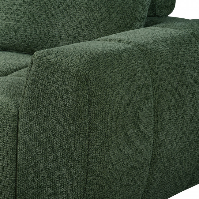 Louis - Canapé d'angle droit en tissu