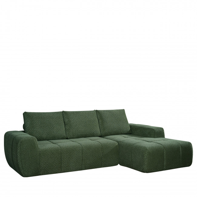 Louis - Canapé d'angle droit en tissu