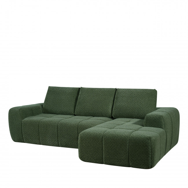 Louis - Canapé d'angle droit en tissu