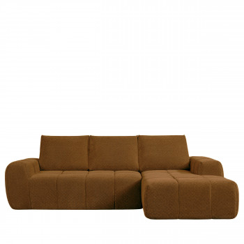 Louis - Canapé d'angle droit en tissu