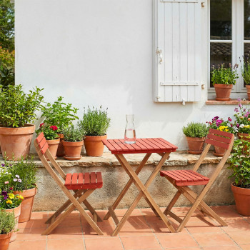 Dana - Ensemble de jardin 2 personnes en bois