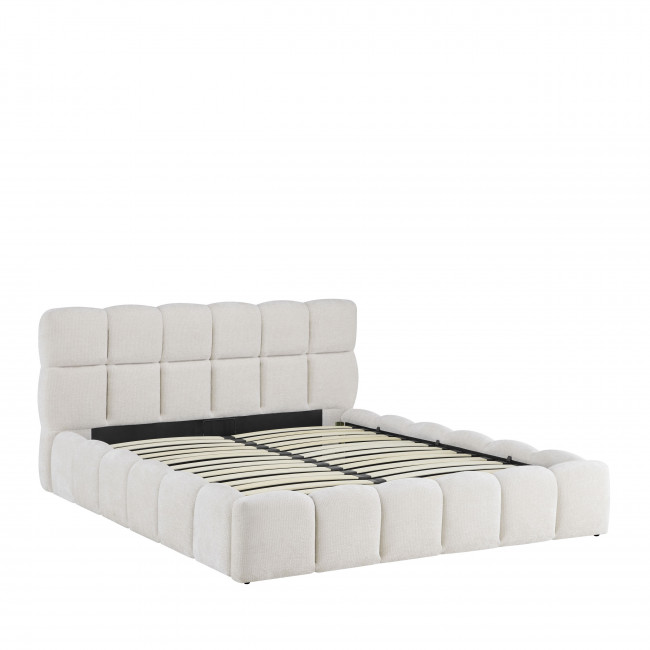 Romy - Lit coffre en tissu 160x200cm