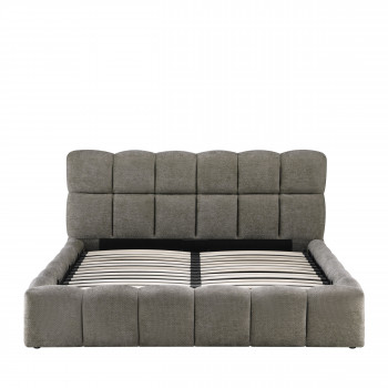 Romy - Lit coffre en tissu 160x200cm
