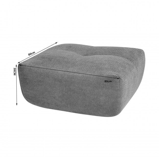 Alba - Pouf en tissu