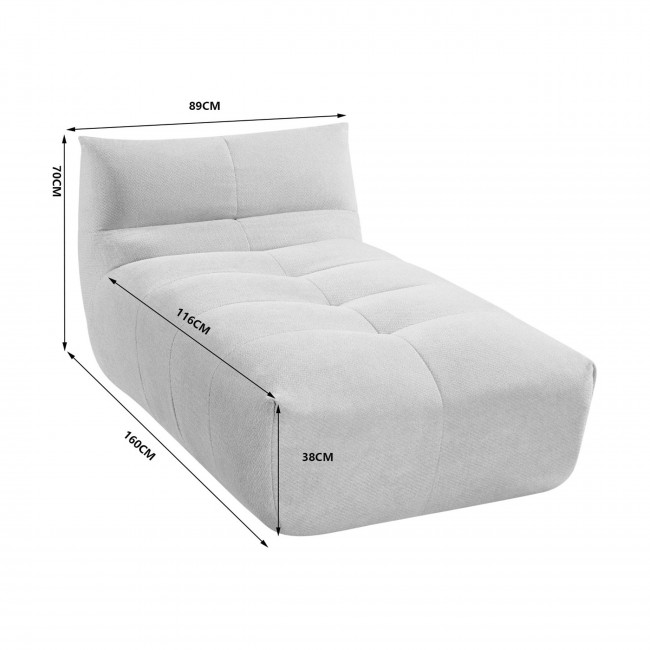 Alba - Fauteuil lounge en tissu