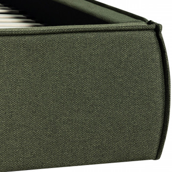 Liberia - Lit coffre en tissu 140x190cm