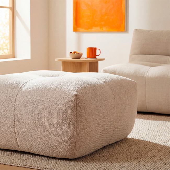 Alba - Pouf en tissu