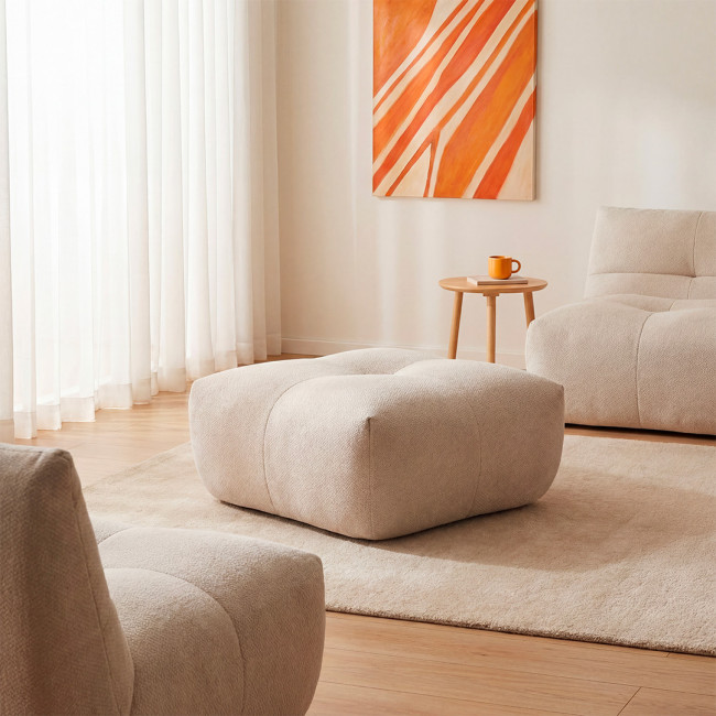 Alba - Pouf en tissu