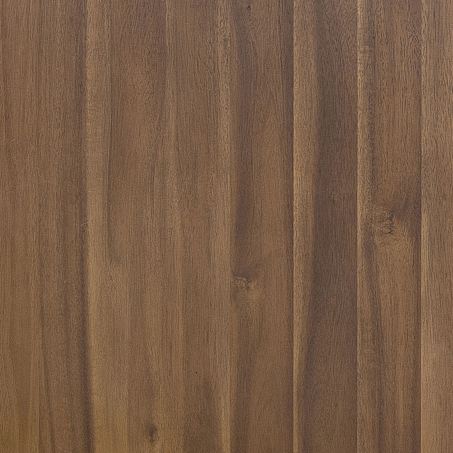 Lipali - Table à manger 6 personnes effet travertin et bois