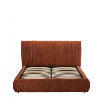 Livia - Lit coffre en tissu 160x200cm