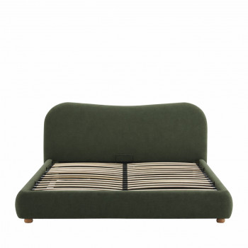 Napo - Lit coffre en tissu 160x200cm