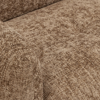 Bocca - Fauteuil en tissu à dossier capitonné