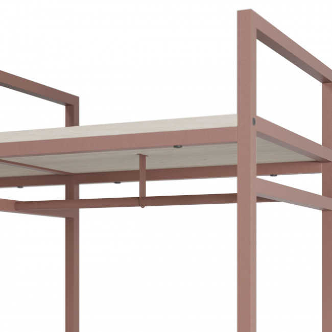 Aqaba - Kit dressing modulable 3 éléments en métal et bois L140xH179,5cm