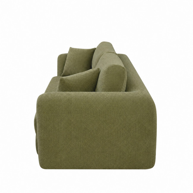 Lou - Canapé convertible compressé 3 places en tissu