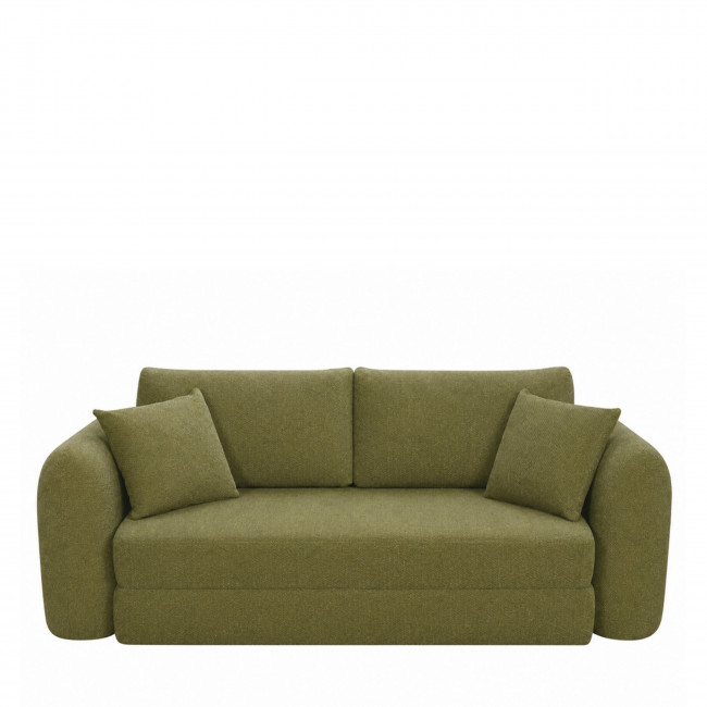 Lou - Canapé convertible compressé 3 places en tissu