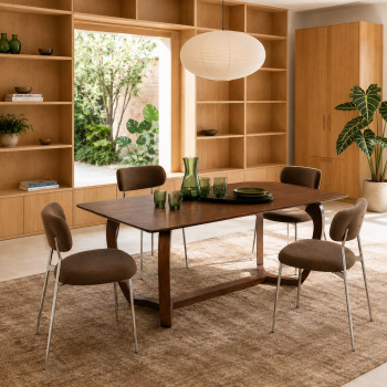 Django - Table à manger 8 personnes en bois massif