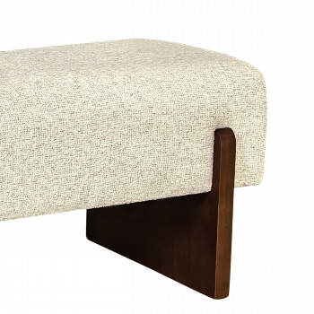 Sally - Banc en tissu et bois