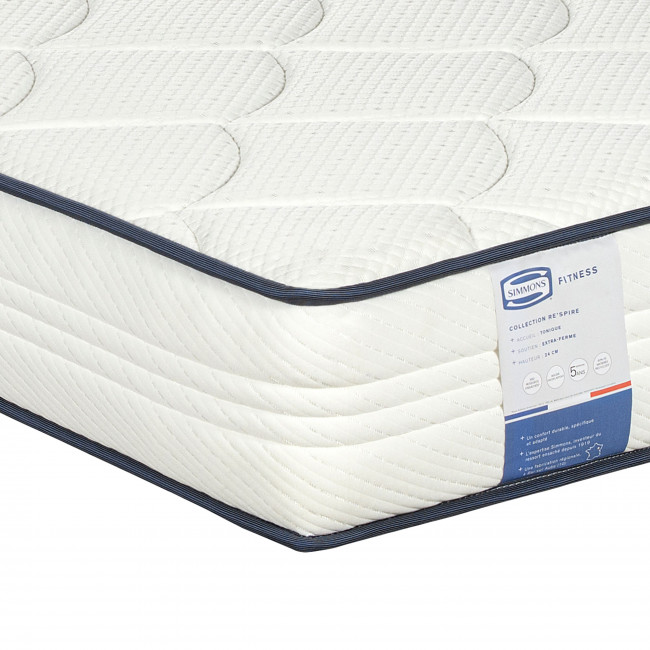 Fitness - Matelas 100% ressorts, accueil ferme