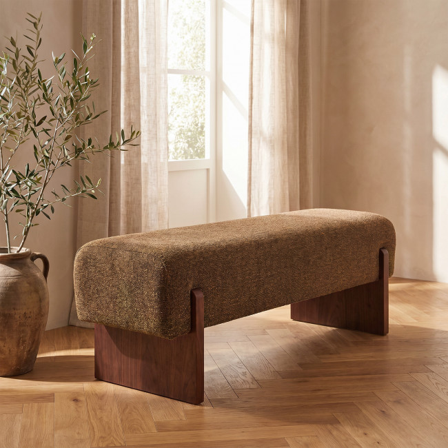 Sally - Banc en tissu et bois