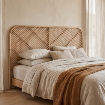 Kayan - Tête de lit en rotin 188cm