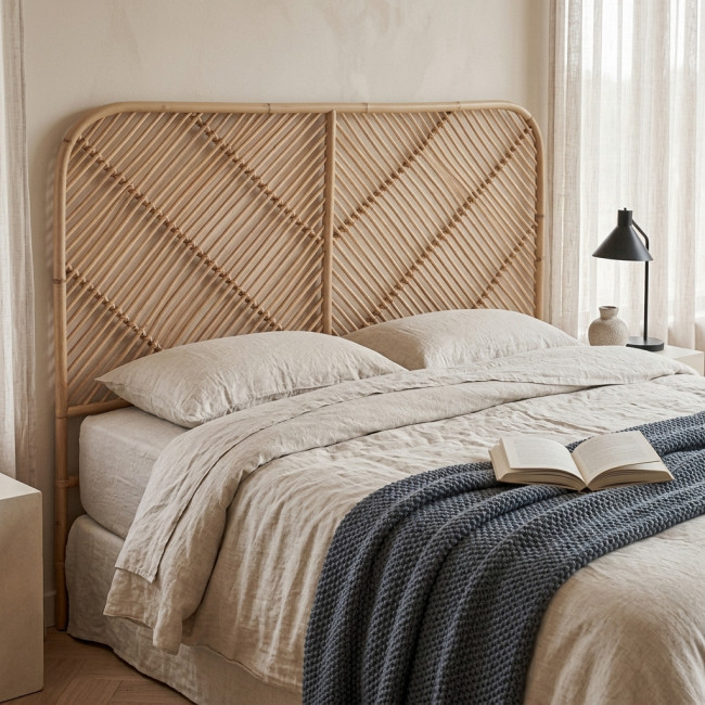 Kayan - Tête de lit en rotin 148cm
