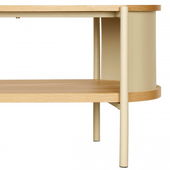 Paco - Meuble TV en bois et métal L120cm