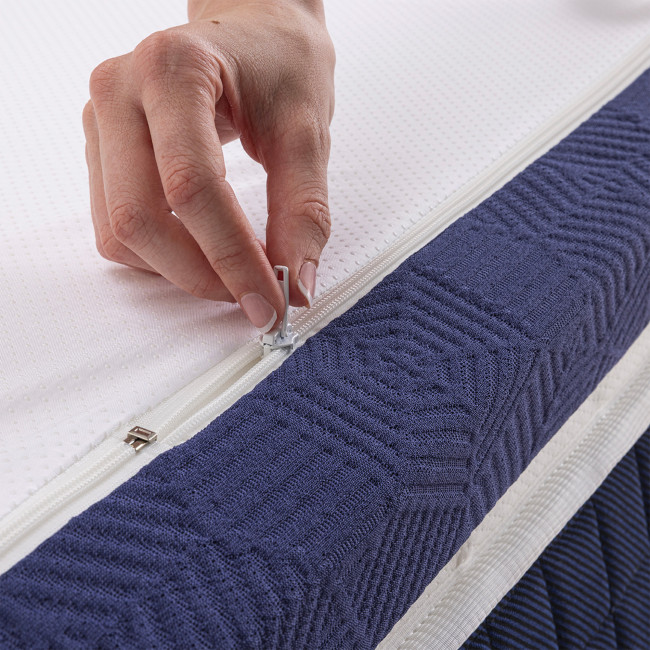 Yana - Surmatelas déhoussable à mémoire de forme, épaisseur 7cm