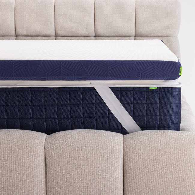 Yana - Surmatelas déhoussable à mémoire de forme, épaisseur 7cm