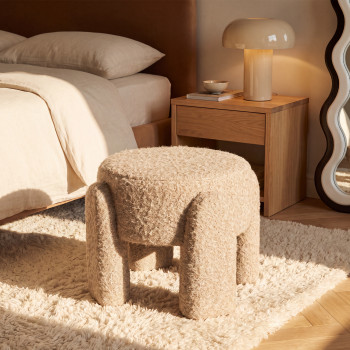 Nolan - Pouf en tissu