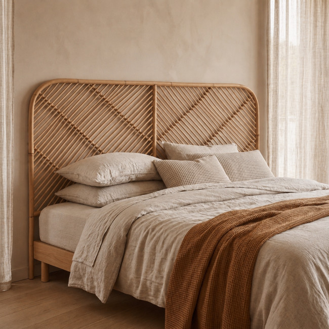 Kayan - Tête de lit en rotin 188cm