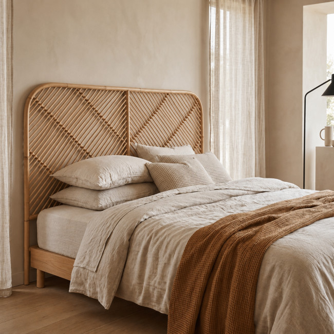 Kayan - Tête de lit en rotin 188cm