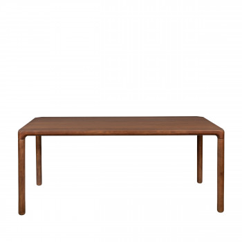 Storm - Table à manger aux bords arrondis en bois 160x90cm