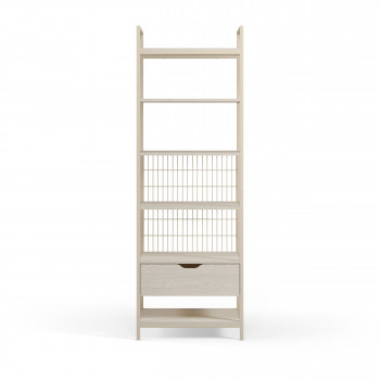 Aqaba - Kit dressing modulable en métal et bois L60xH179,5cm 