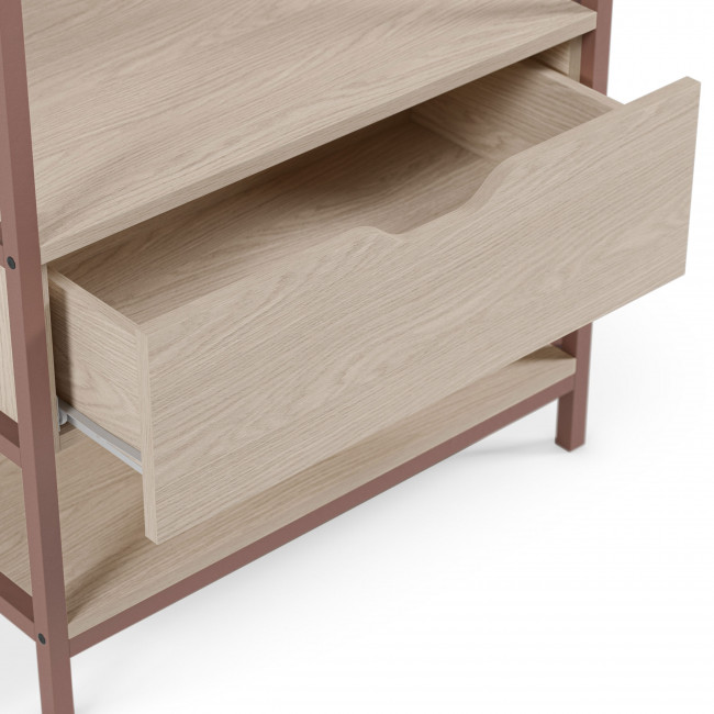 Aqaba - Kit dressing modulable en métal et bois L60xH179,5cm 