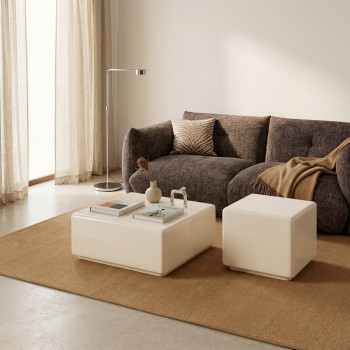 Gaia - Table basse carrée laqué 60x60cm