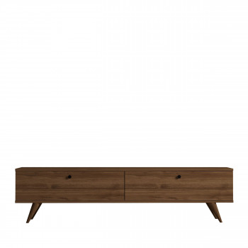 Yara - Meuble TV 2 portes en bois L140cm