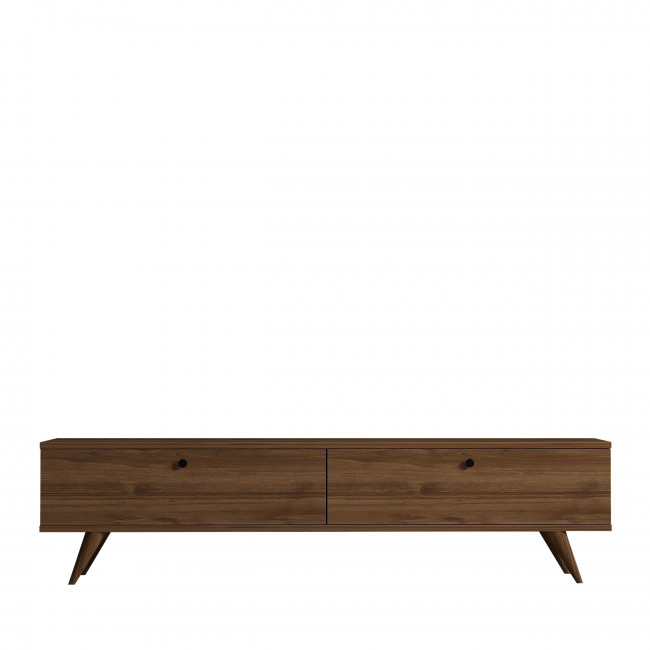 Yara - Meuble TV 2 portes en bois L140cm