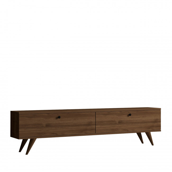 Yara - Meuble TV 2 portes en bois L140cm