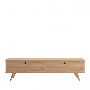 Yara - Meuble TV 2 portes en bois L160cm