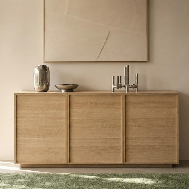 Joy - Buffet 3 portes en bois L160cm