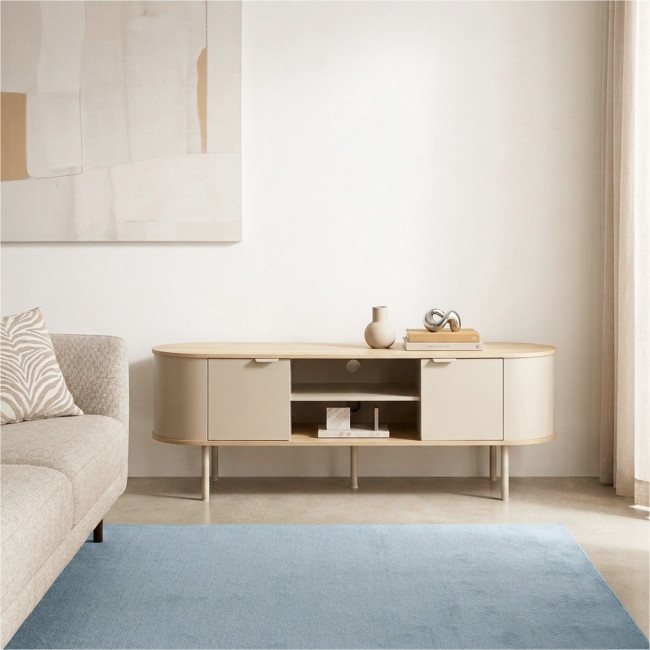 Will - Meuble TV 2 portes en bois et métal L150cm