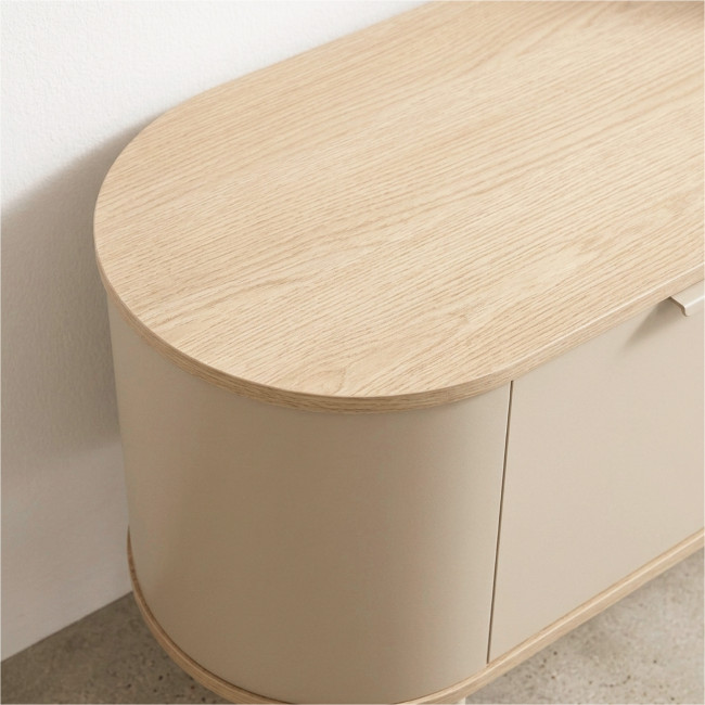 Will - Meuble TV 2 portes en bois et métal L150cm