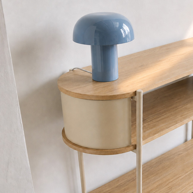 Paco - Console en bois et métal L100cm